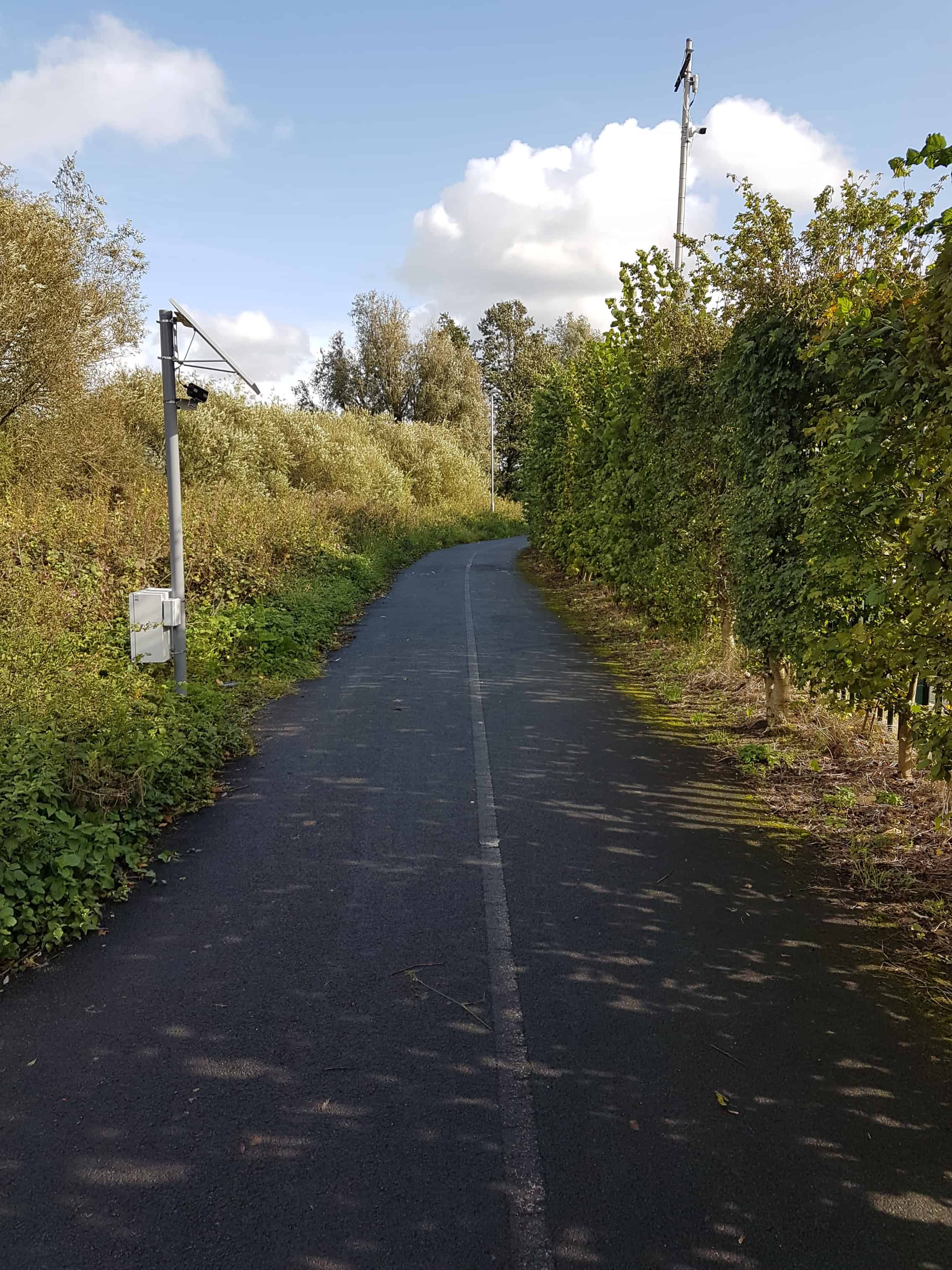 Preston - First bicycle counting installation in the UK