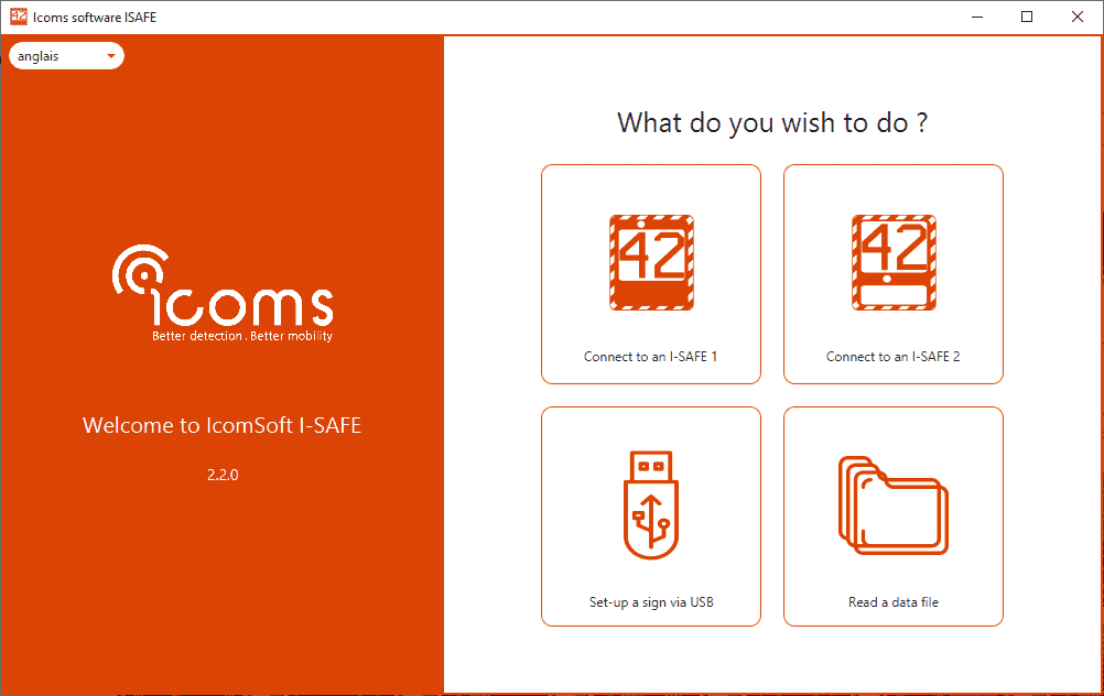 The new Icoms software for the I-SAFE signs is available