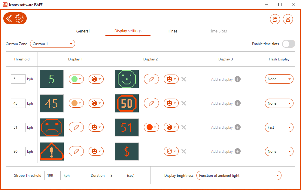 The new Icoms software for the I-SAFE signs is available