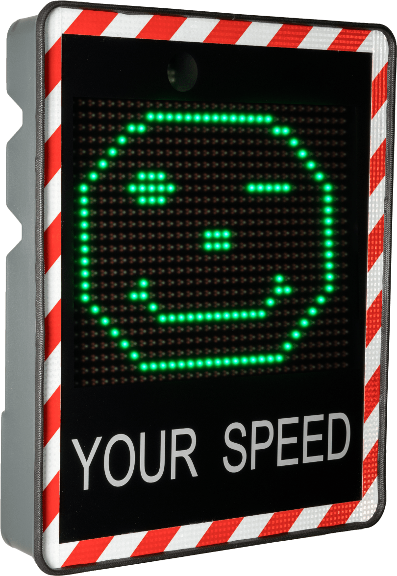 Speed display: secure your roads with the I-SAFE