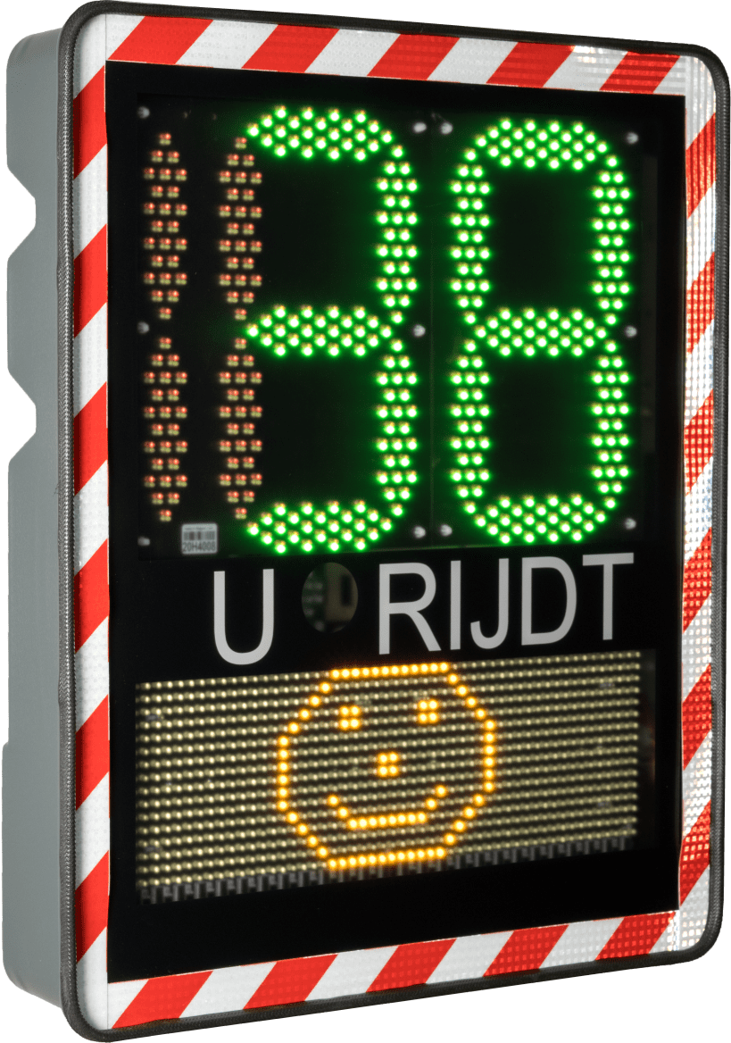 Digitaal snelheidsbord: maak automobilisten gevoelig met de I-SAFE