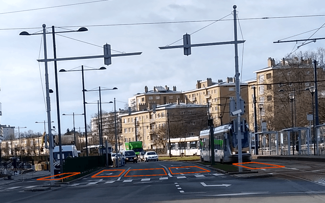 Deux TMB-134 pour remplacer 10 boucles inductives sur le Boulevard Léopold III à Bruxelles