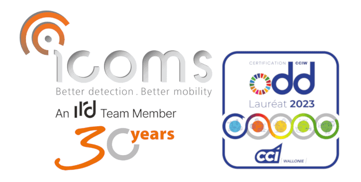 Icoms Detections, de Duurzame Ontwikkelingsdoelstellingen certificering om 30 jaar innovatie ten dienste van de mobiliteit te bekronen
